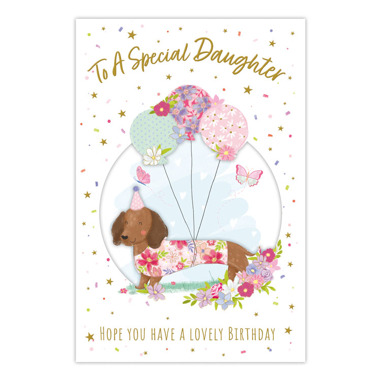 6pk Cards C75 Birthday Daughter - Tiger Feet Ireland