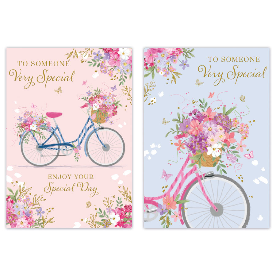 12pk Cards C50 Birthday Someone Special - Tiger Feet Ireland