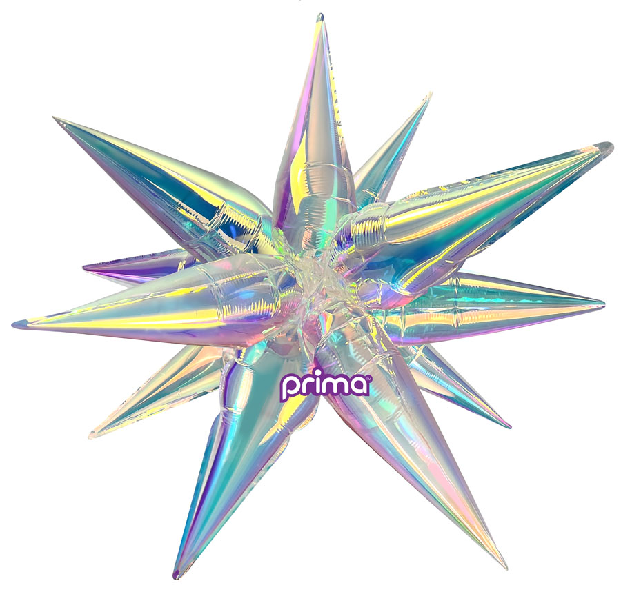Foil Balloon 26" Primadescent Starburst - Tiger Feet Ireland