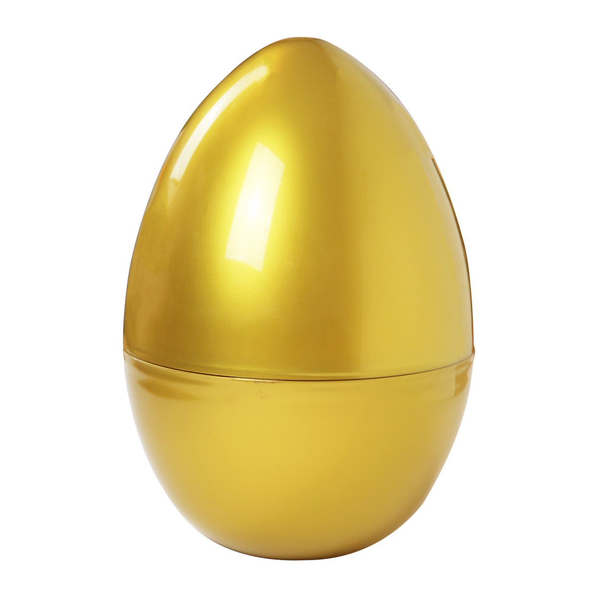 Plastic Egg Jumbo 14In Easter Metal Gold - Tiger Feet Ireland
