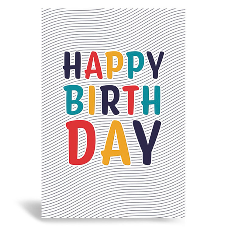 6pk Cards C50 Birthday Open - Tiger Feet Ireland