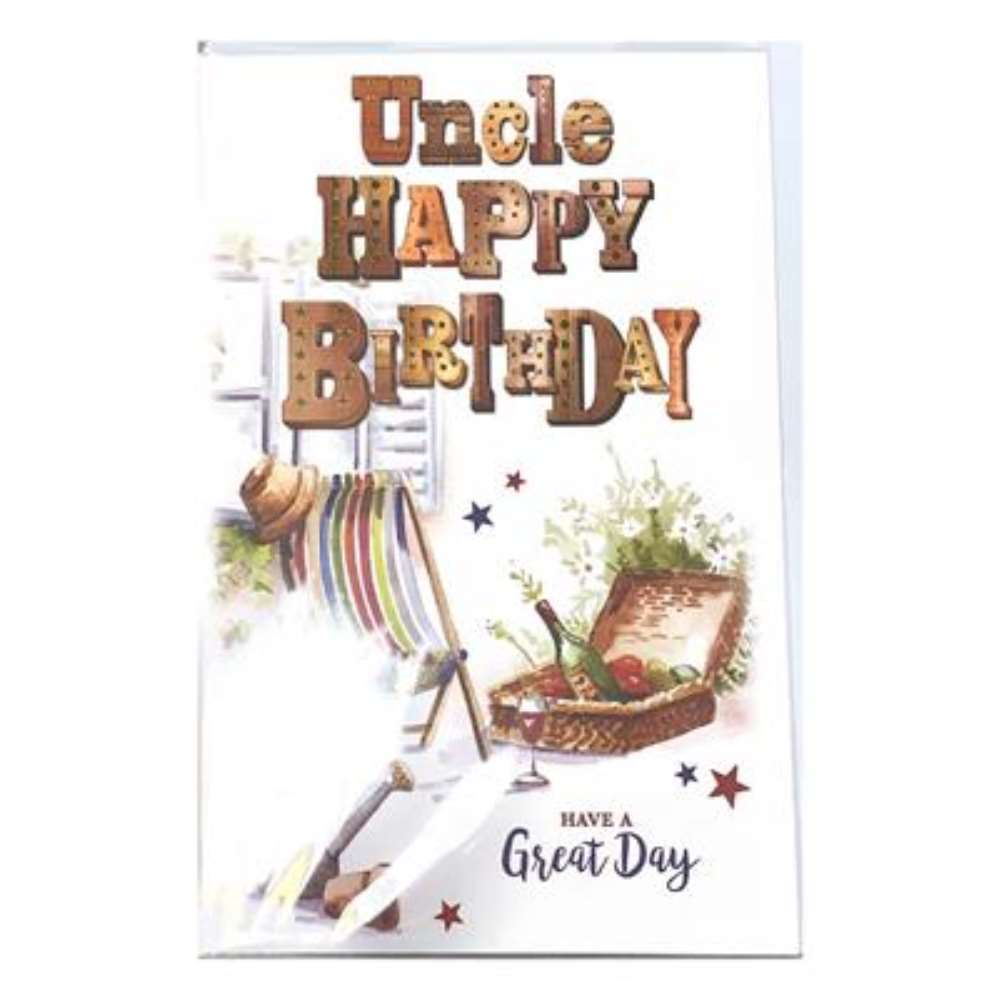 6pk Cards C75 Birthday Uncle - Tiger Feet Ireland