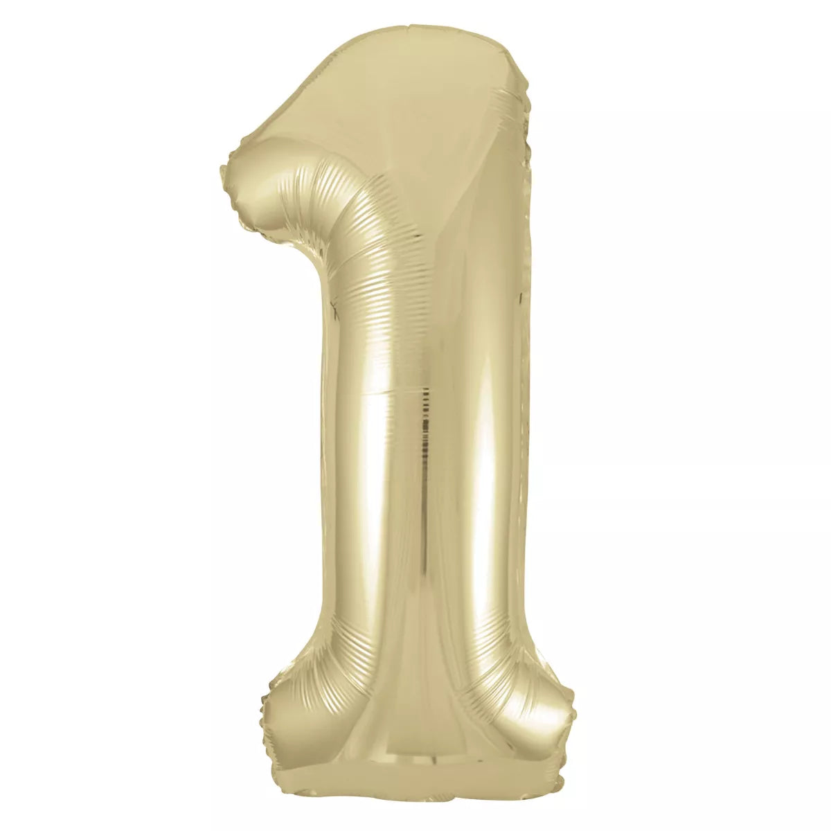Foil Balloon 34" Big Number Gold - Tiger Feet Ireland
