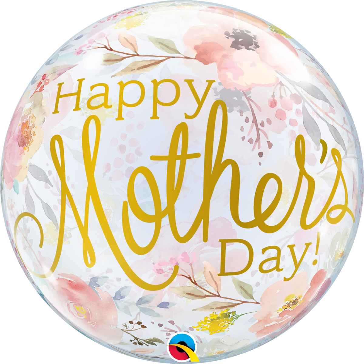 Bubble Balloon 22" Mother's Day Watercolor Floral - Tiger Feet Ireland