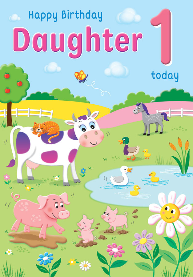 6pk Cards ED C75 Age 1 Daughter Farm - Tiger Feet Ireland