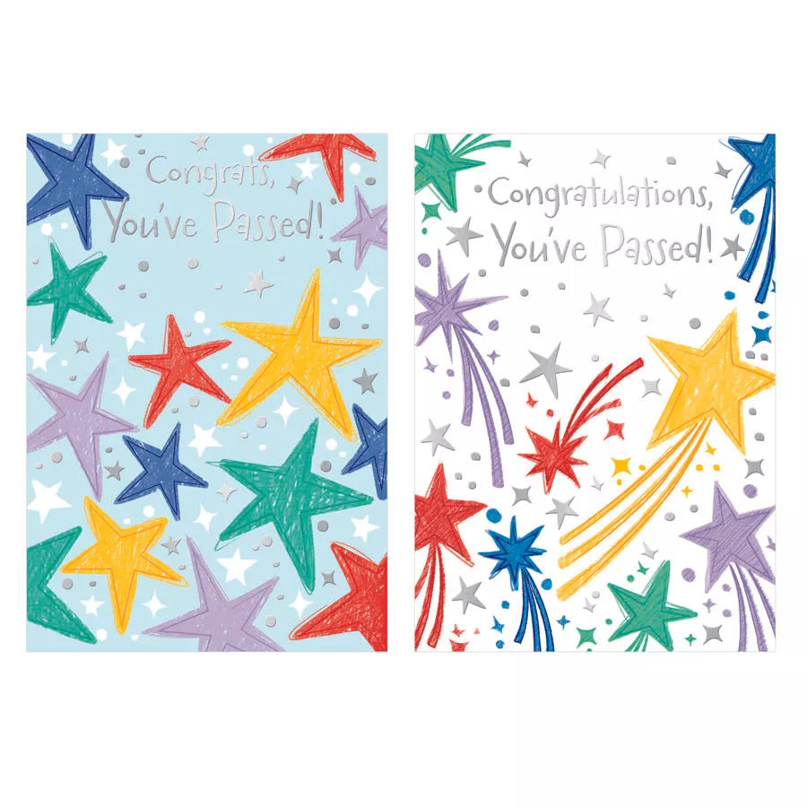 12pk Cards C50 Congratulations You've Passed - Tiger Feet Ireland