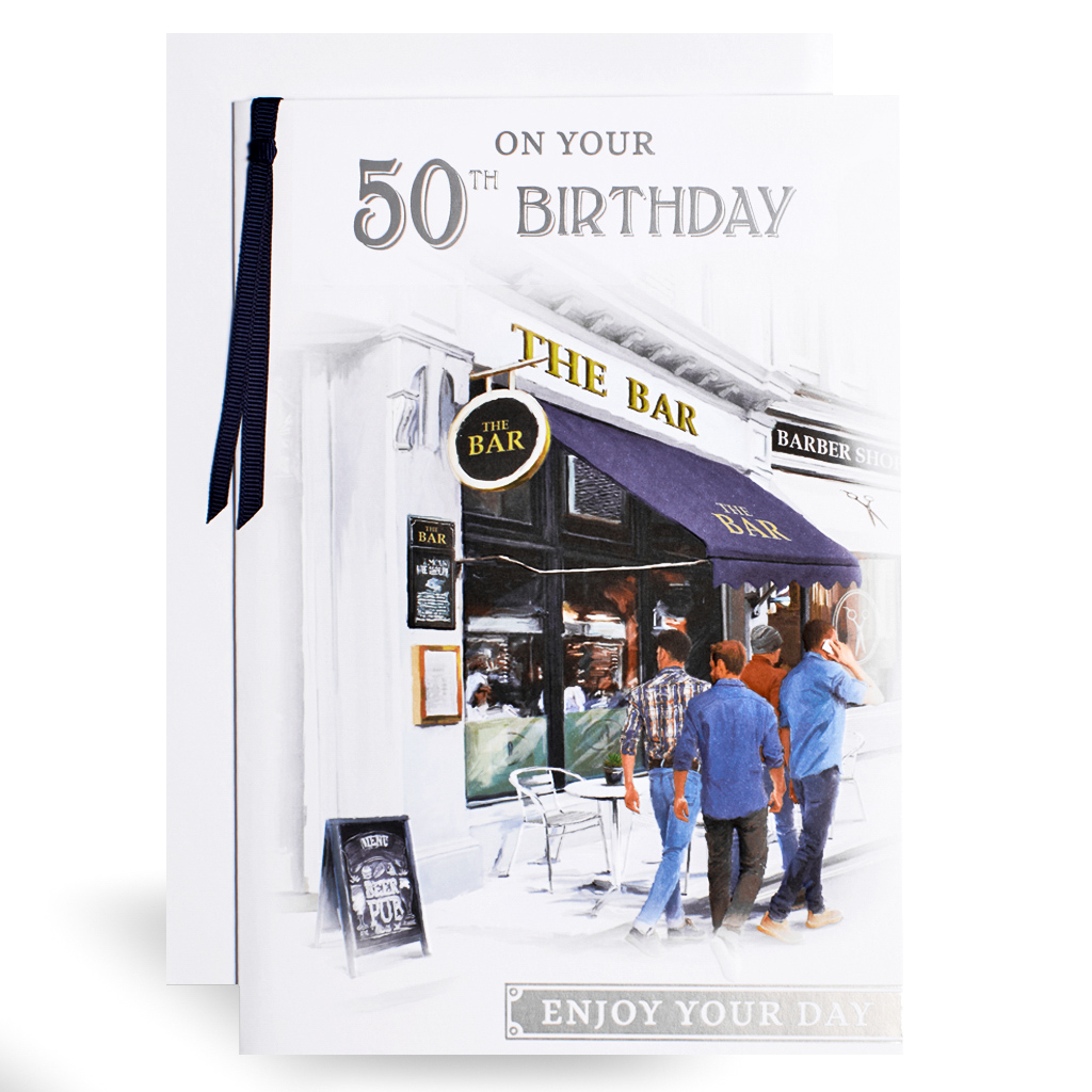 6pk Cards C90 Birthday Age 50 - Tiger Feet Ireland