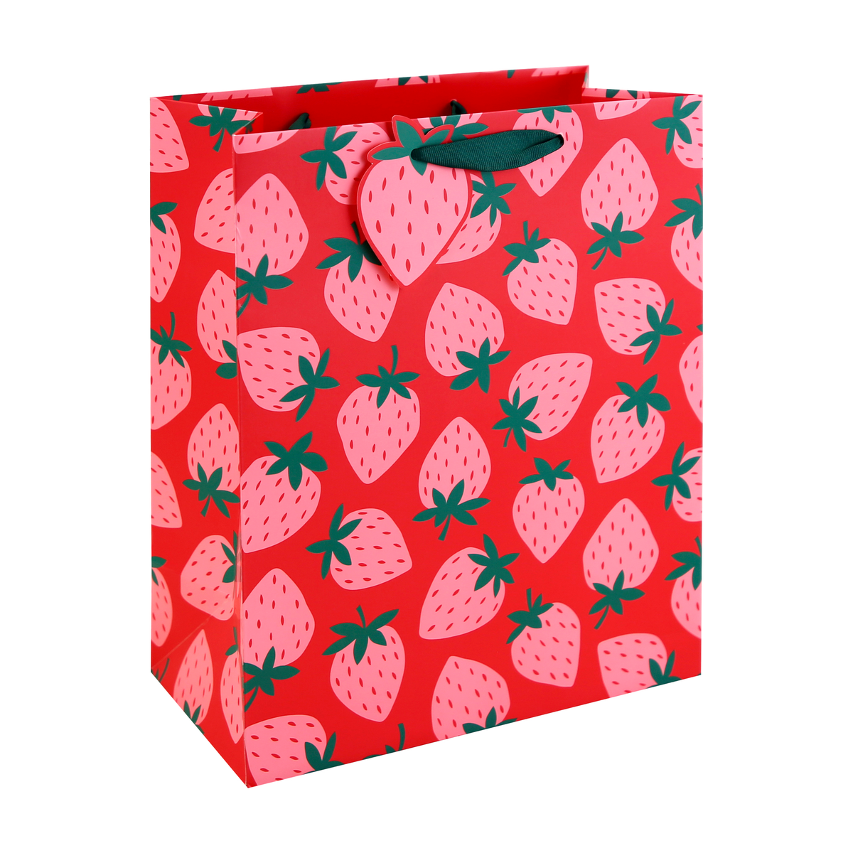 6pk Gift Bag Neon Strawberry Large - Tiger Feet Ireland