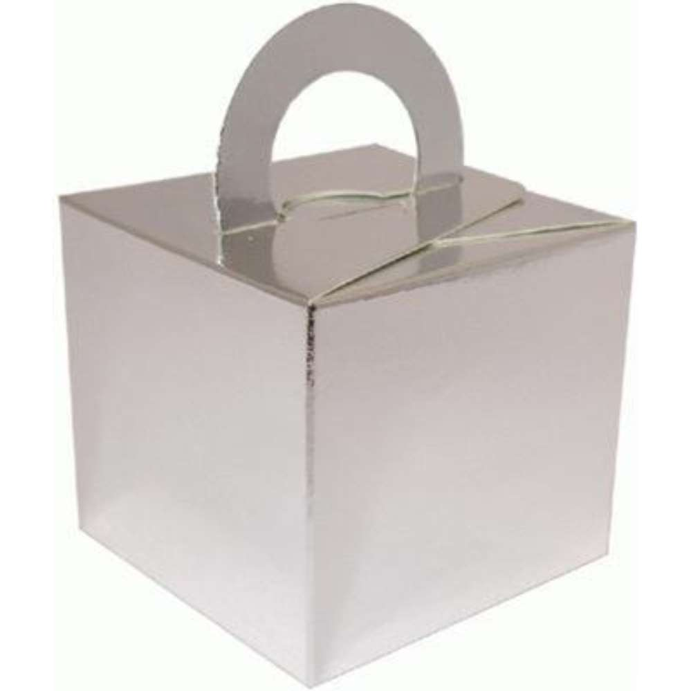 10pcs Balloon Gift Box Silver - Tiger Feet Ireland