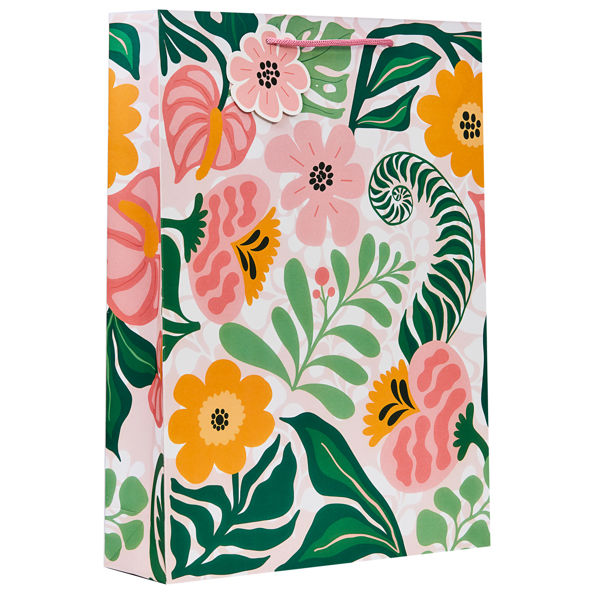 Partisan 6 Pack Gift Bag Modern Flora Extra Large - Tiger Feet Ireland
