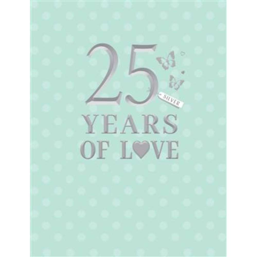 6pk Cards C50 Your Silver Anniversary - Tiger Feet Ireland
