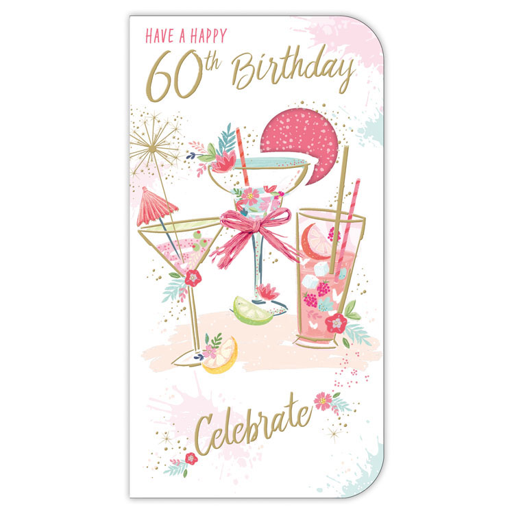 6pk Cards C55 Birthday Age 60 - Tiger Feet Ireland