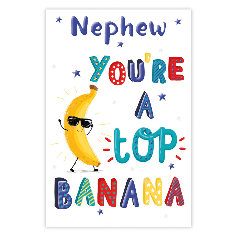 6pk Cards C75 Birthday Nephew - Tiger Feet Ireland
