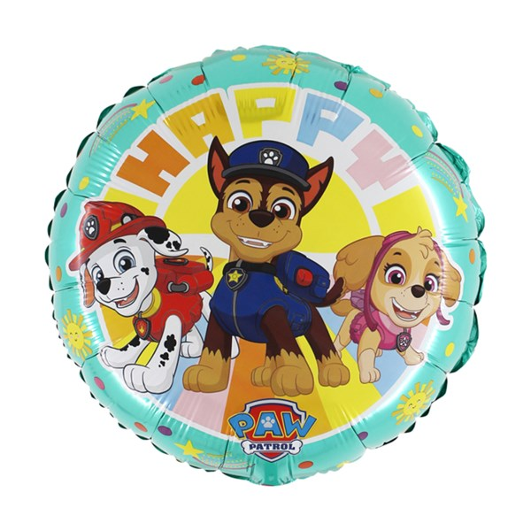 Foil Balloon 18" ROund Paw Patrol - Tiger Feet Ireland