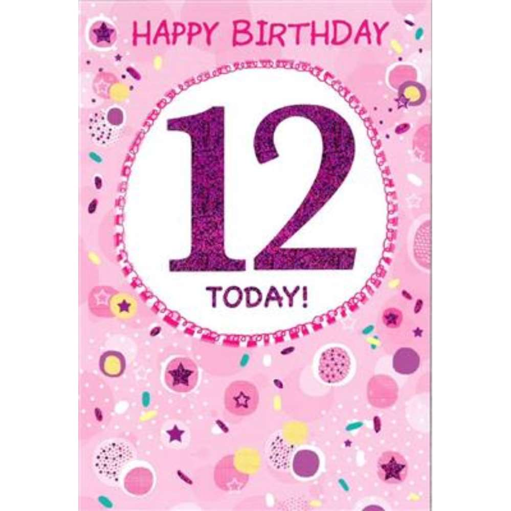 6pk Cards C50 Birthday Age 12 - Tiger Feet Ireland