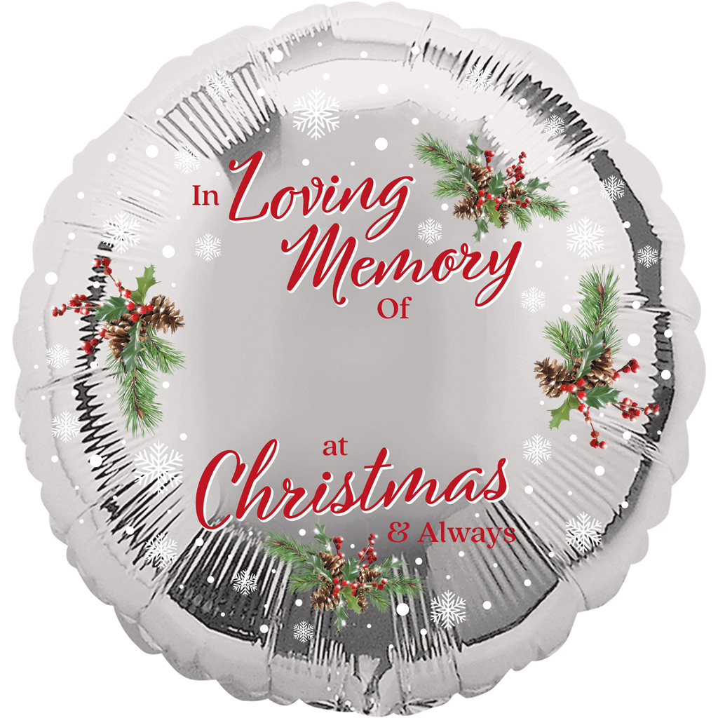 18" Foil Balloon In Loving Memory Personalise - Tiger Feet Ireland