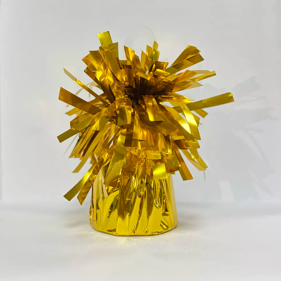 Foil Tassel Balloon Weight Gold 170gsm - Tiger Feet Ireland