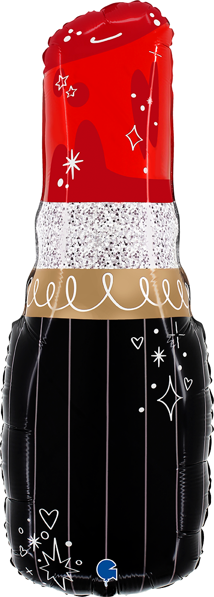 Foil Balloon 28" Supershape Red Lipstick - Tiger Feet Ireland