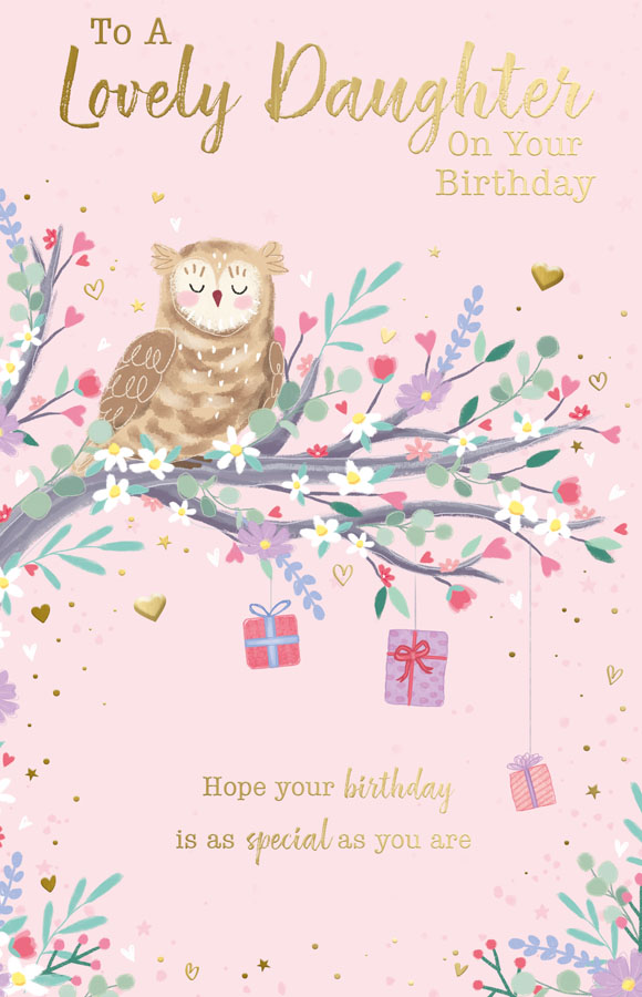 6pk Cards C375 Birthday Daughter - Tiger Feet Ireland