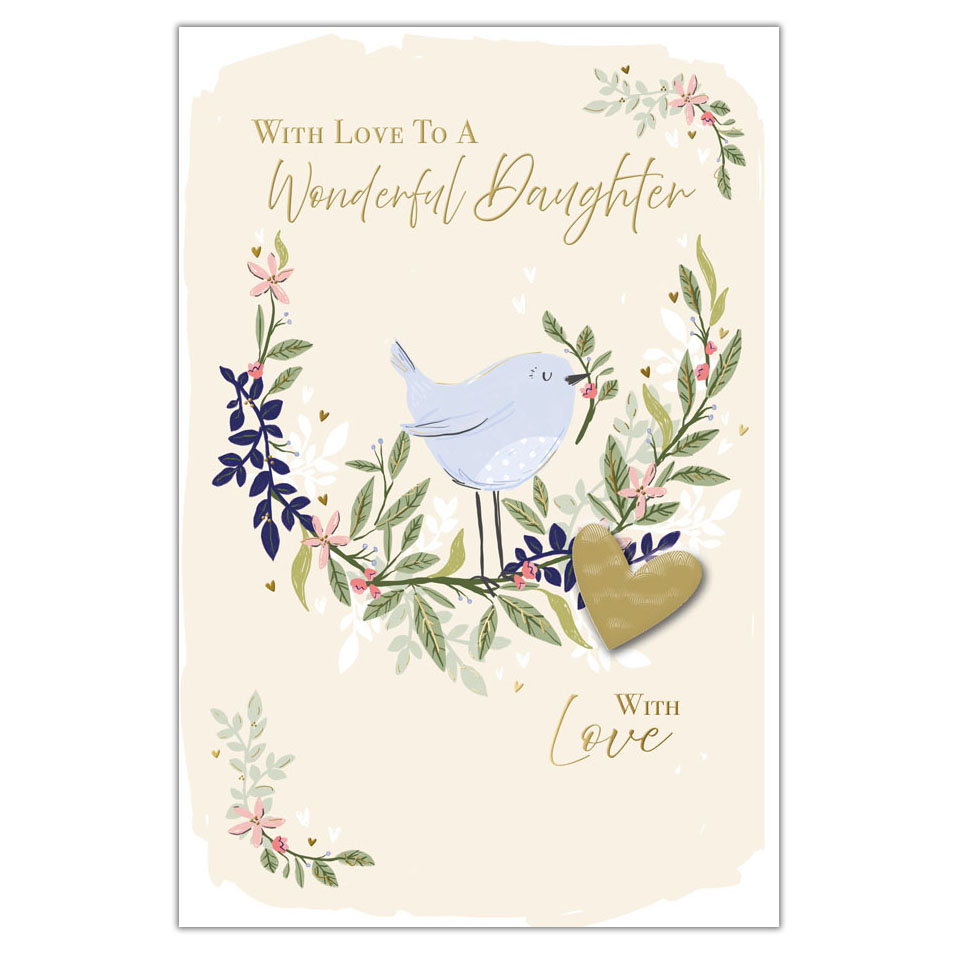 6pk Cards C75 Birthday Daughter - Tiger Feet Ireland