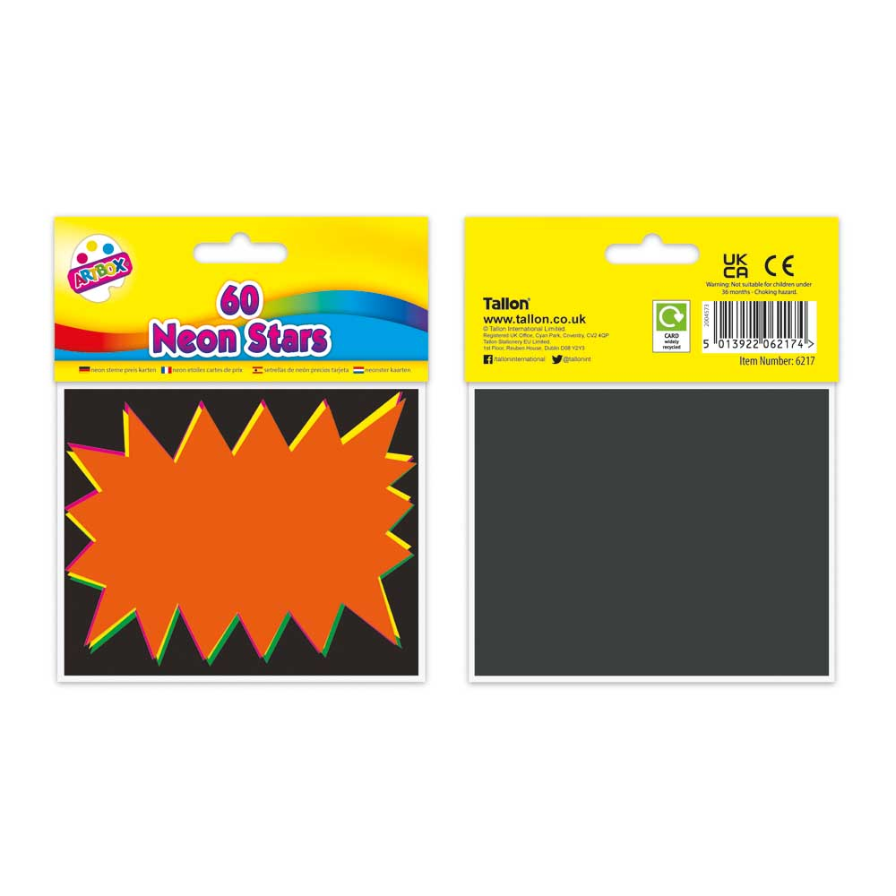 Fluorescent Flashes 10x7.5cm - Tiger Feet Ireland