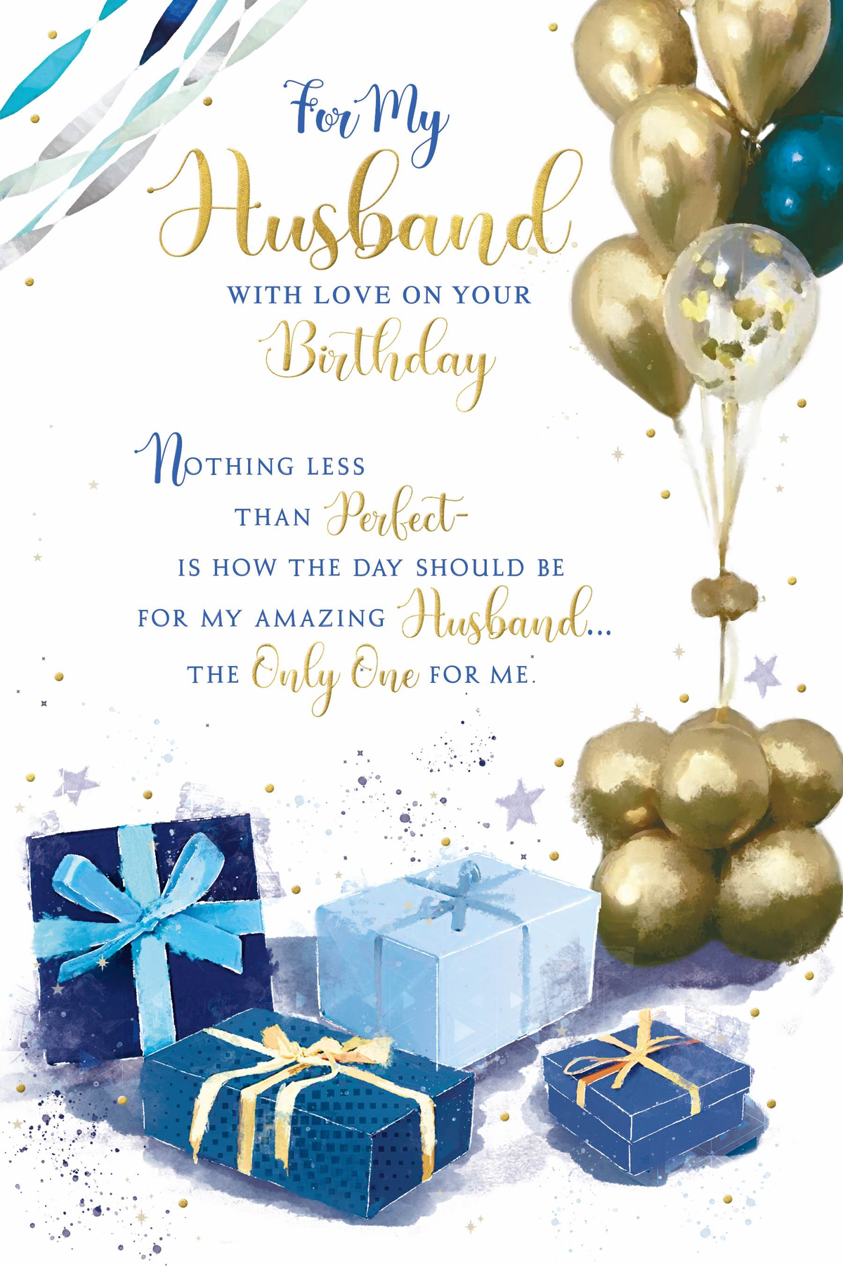 6pk Cards C75 Birthday Husband - Tiger Feet Ireland