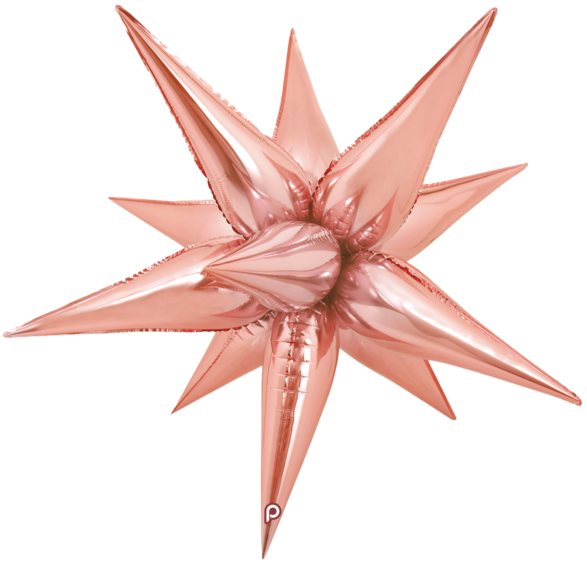 Foil Balloon 26" Rose Gold Starburst - Tiger Feet Ireland