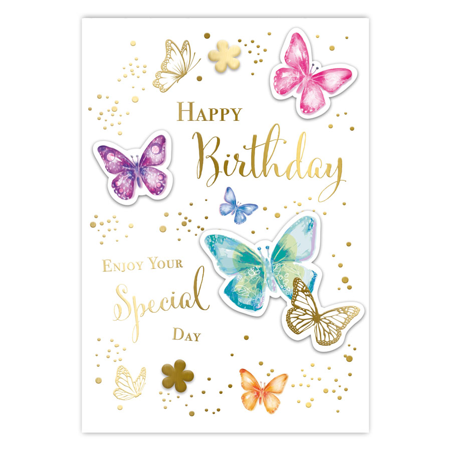 6pk Cards C50 Birthday Open - Tiger Feet Ireland