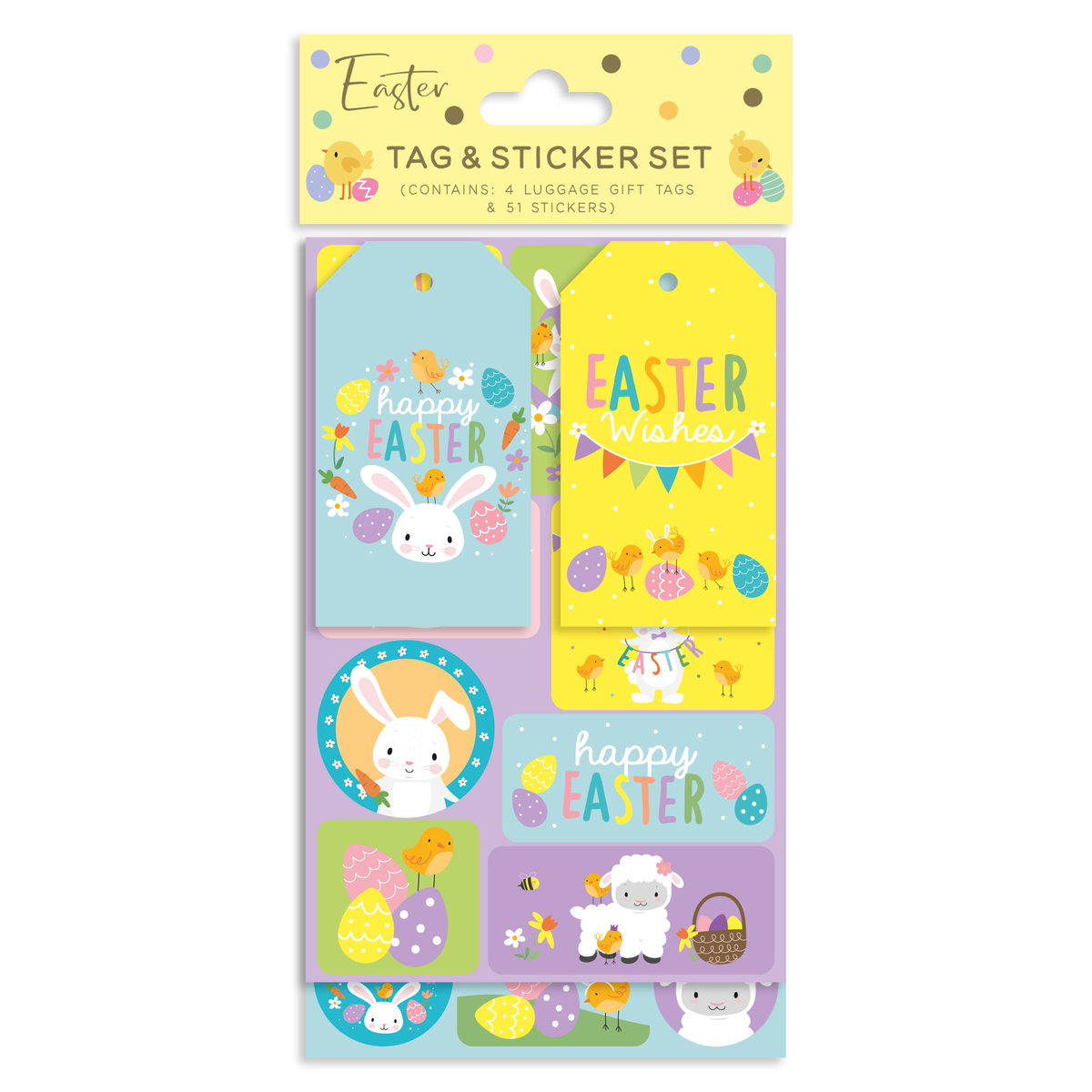 Tags Sticker Pack Easter - Tiger Feet Ireland