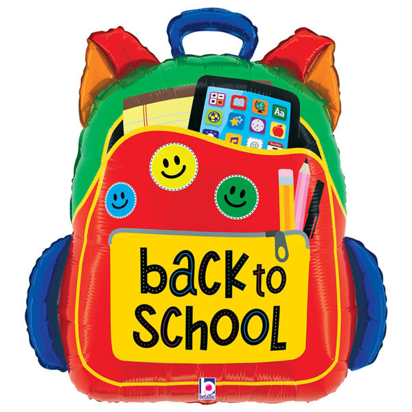 Foil Blln Shape 31in Back To School Backpack - Tiger Feet Ireland