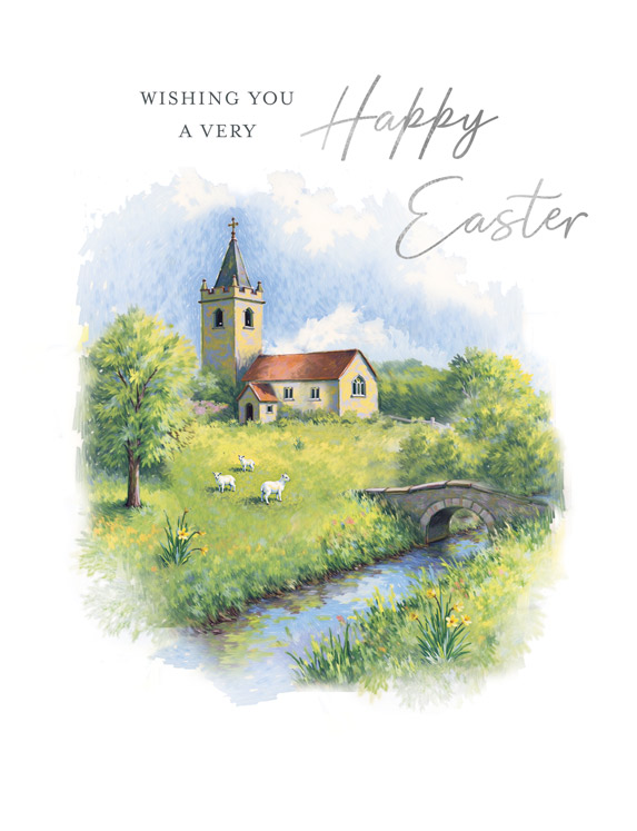 6pk Cards EA C50 Church Scene - Tiger Feet Ireland
