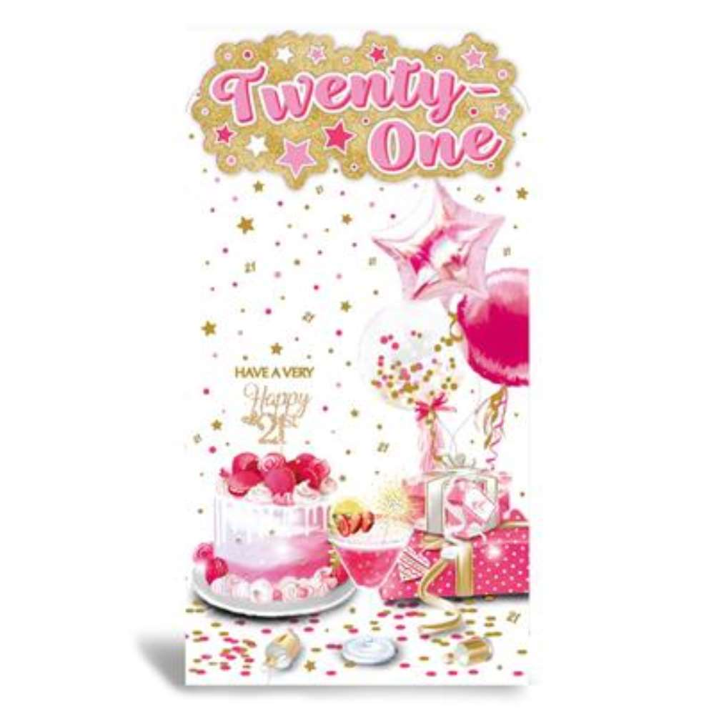 6pk Cards C55 Birthday Age 21 - Tiger Feet Ireland