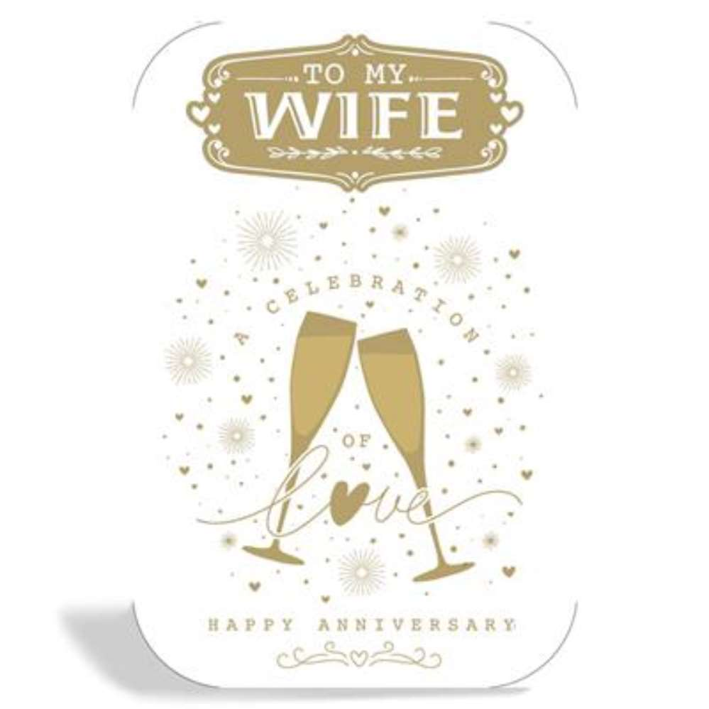 6pk Cards C75 Wife Anniversary - Tiger Feet Ireland