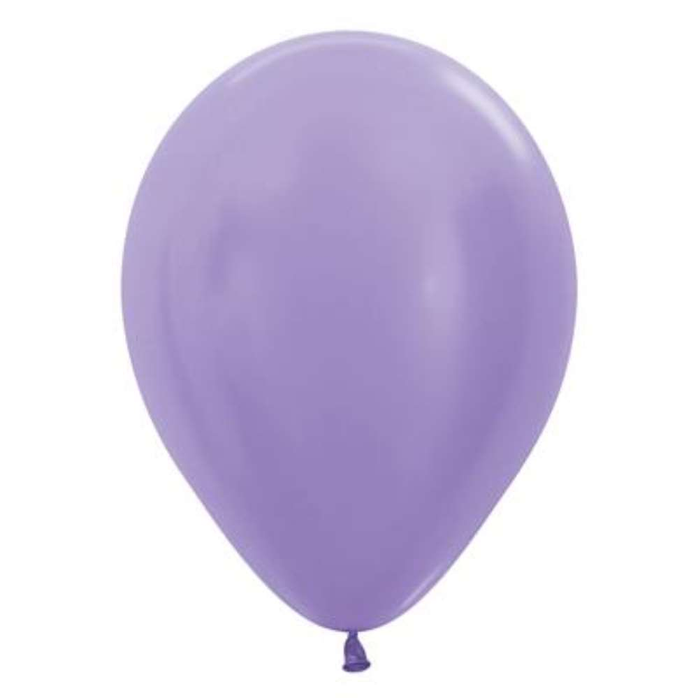 50ct Latex Balloon 12in Satin Lilac Sempertex - Tiger Feet Ireland