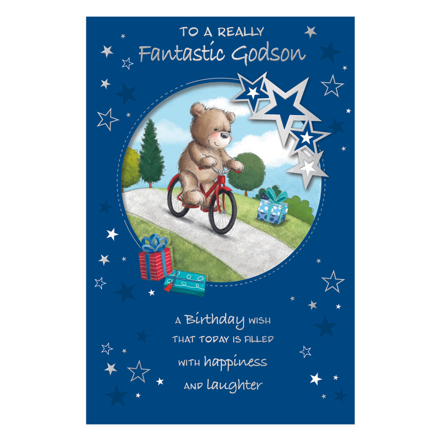 6pk Cards C75 Birthday Godson - Tiger Feet Ireland