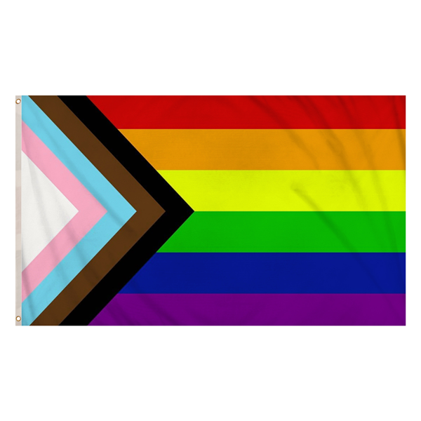 Pride Progress Flag 5Ft X 3Ft Polyester - Tiger Feet Ireland