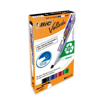 4pk BIC Velleda 1751 Whiteboard Marker - Tiger Feet Ireland