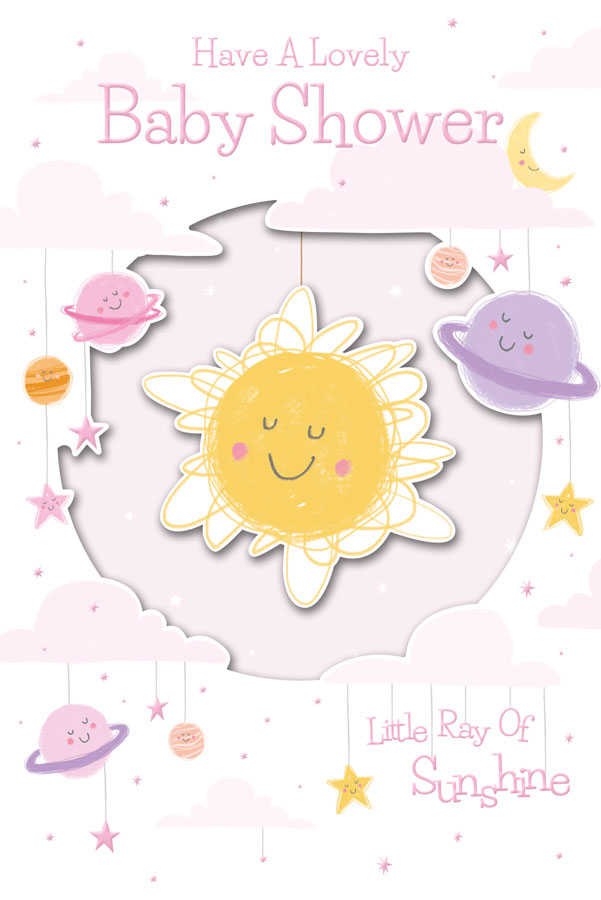 6pk Cards C75 Baby Shower - Tiger Feet Ireland