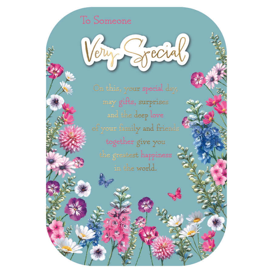 6pk Cards C90 Birthday Someone Special - Tiger Feet Ireland