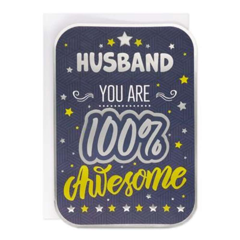 6pk Cards C90 Birthday Husband - Tiger Feet Ireland