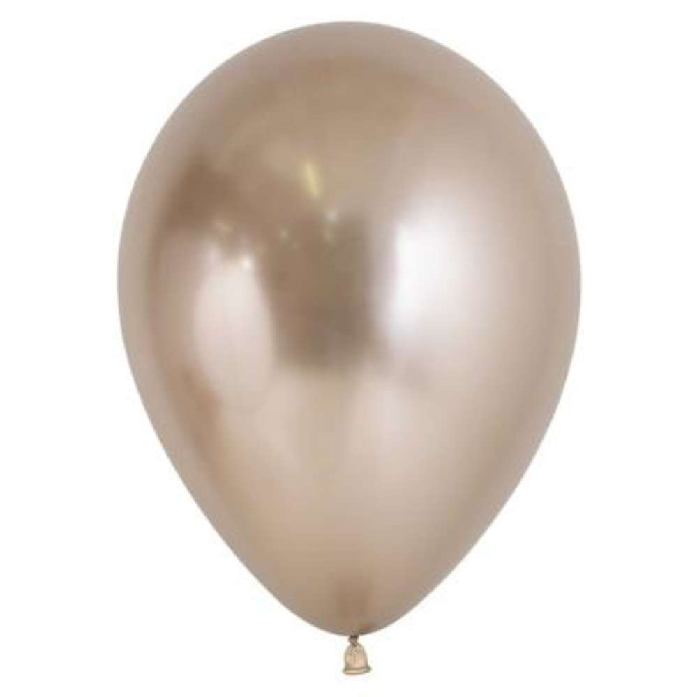 50ct Latex Balloon 5in Reflex Champagne Sempertex - Tiger Feet Ireland