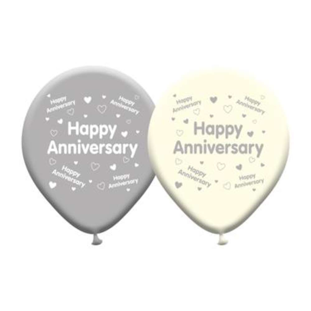 6 x 8pk Latex Balloons Your Anniversary - Tiger Feet Ireland