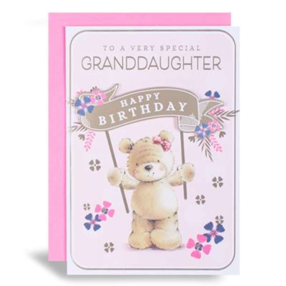 6pk Cards C50 Birthday Granddaughter - Tiger Feet Ireland