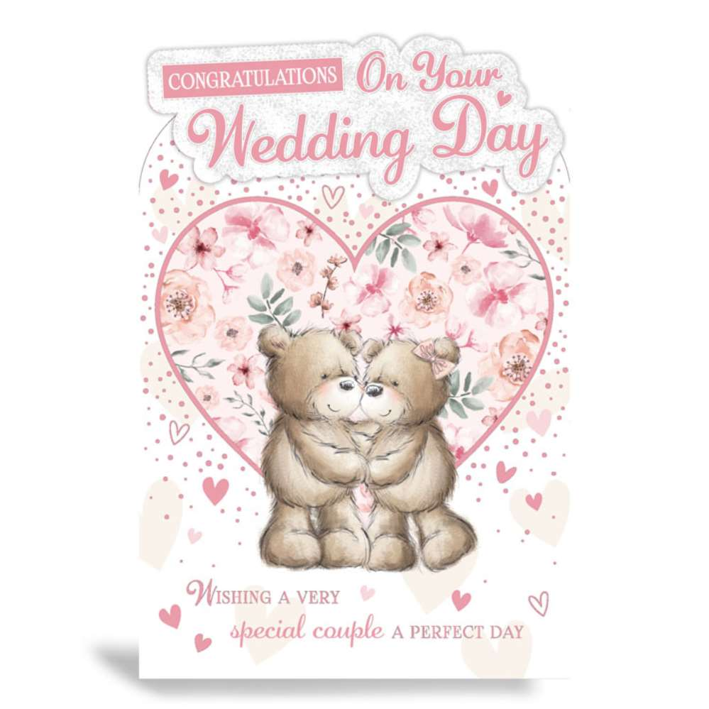 6pk Cards C75 Wedding Day - Tiger Feet Ireland