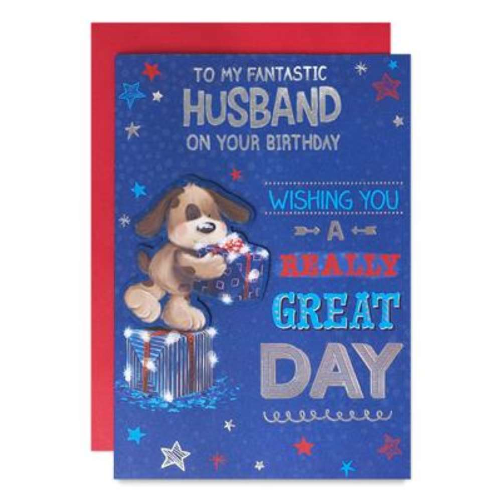 6pk Cards C90 Birthday Husband - Tiger Feet Ireland