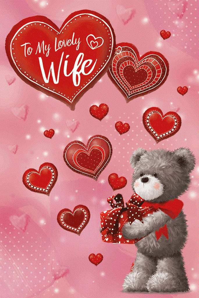 3D 6pk Cards C75 Birthday Wife - Tiger Feet Ireland