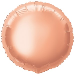 Foil Balloon 18" Round Rose Gold - Tiger Feet Ireland