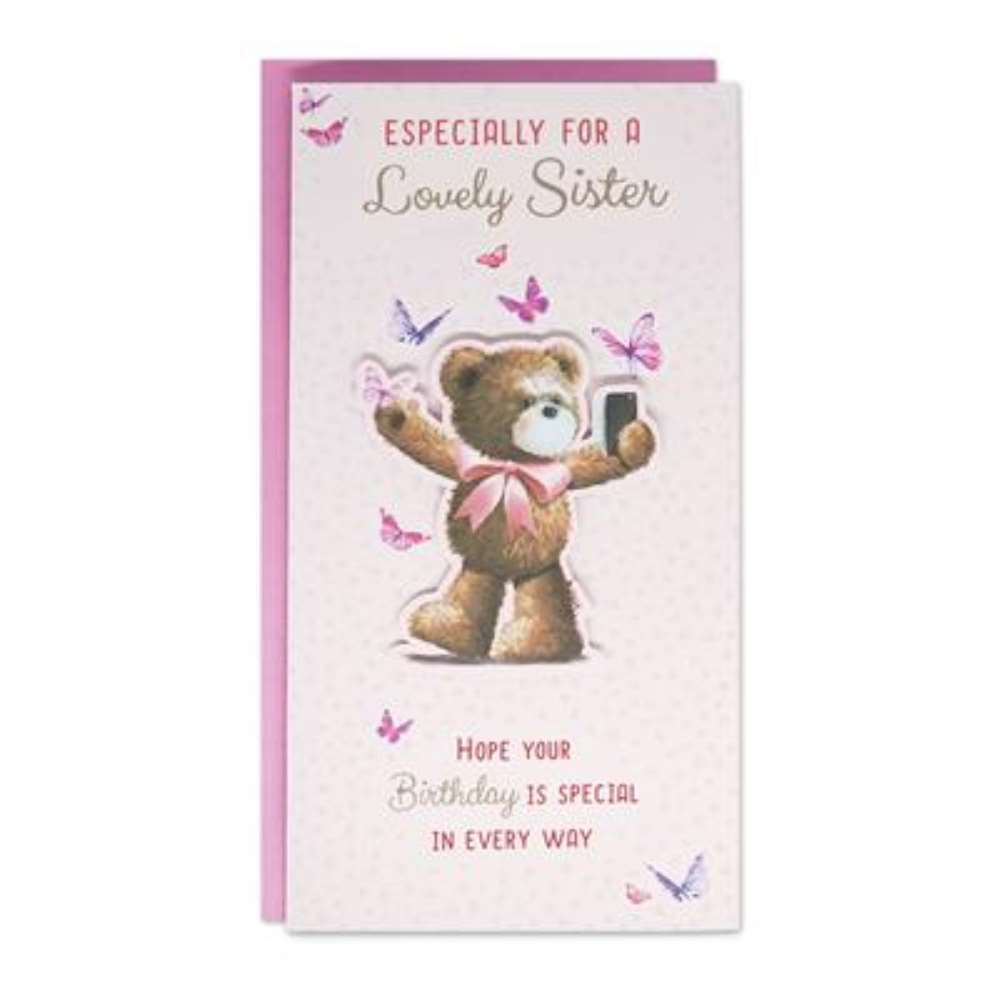 6pk Cards C55 Birthday Sister - Tiger Feet Ireland