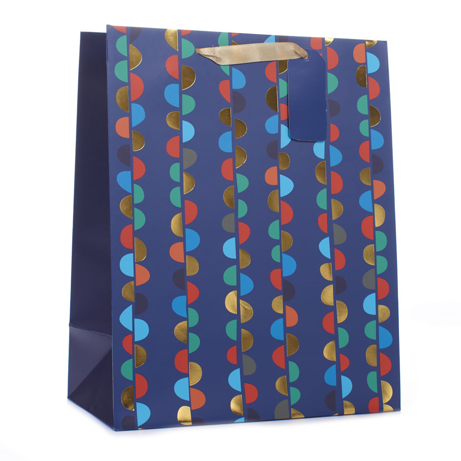 6pk Extra Large Portrait Gift Bags Pattern - Tiger Feet Ireland
