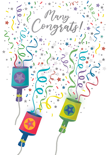 6pk Cards C50 Congratulations - Tiger Feet Ireland